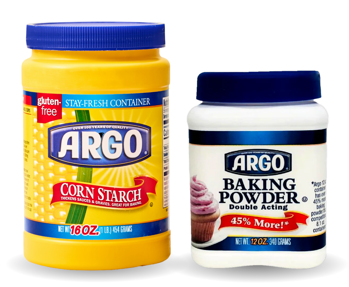 Argo® Corn Starch and Argo® Baking Powder